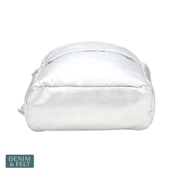 Caraa x Athleta Commuter Backpack Silver Nylon Laptop Travel Gym Work‎ Bag